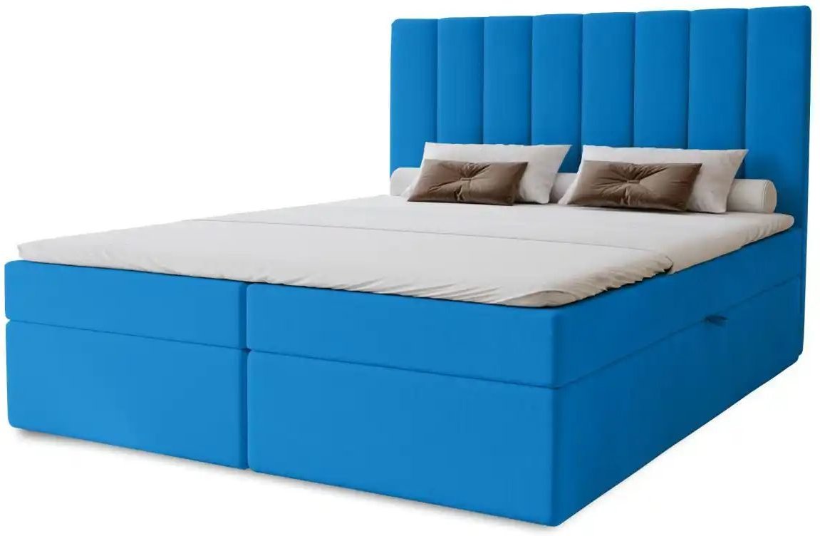 Thumbnail - Boxbett mit Stauraum Nelia ¦ blau ¦ Maße (cm): B: 142 H: 124 Betten > Polsterbetten - Höffner