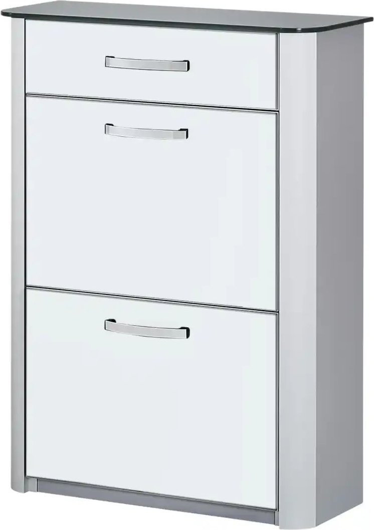 Schuhkipper Juno ¦ weiß ¦ Maße (cm): B: 71 H: 97 T: 28.0 Garderoben & Kleiderstangen > Garderoben Schuhschränke - Höffn...