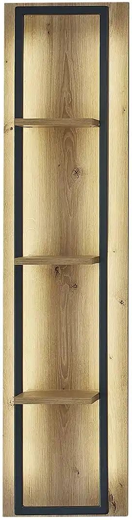 MONDO LED Regal Lisana ¦ holzfarben ¦ Maße (cm): B: 30 H: 123 T: 18.0 Regale > Wandregale - Höffner