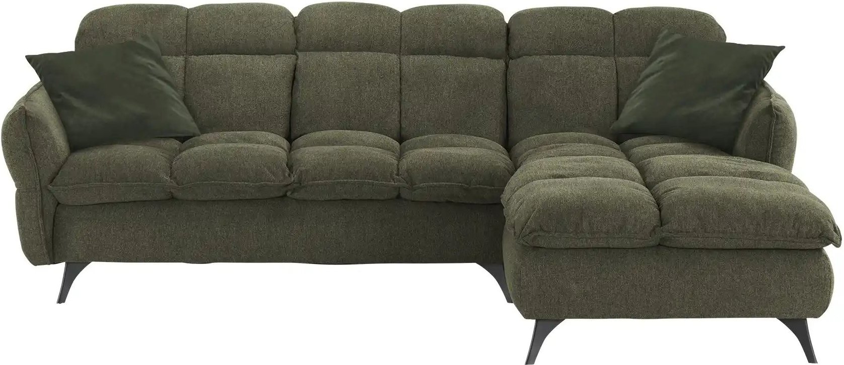 bobb Ecksofa  Key West ¦ grün ¦ Maße (cm): B: 288 H: 106 T: 213.0 Polstermöbel > Sofas > Ecksofas - Höffner
