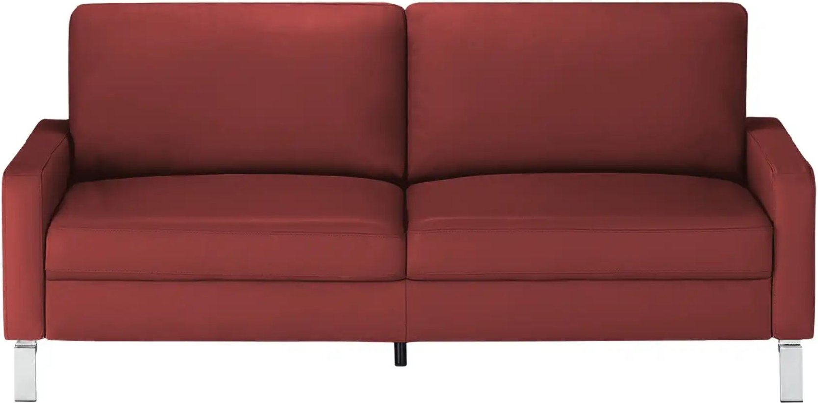 Max Schelling Einzelsofa aus Echtleder Maximum ¦ rot ¦ Maße (cm): B: 164 H: 86 T: 97.0 Polstermöbel > Sofas > 2-Sitzer -...