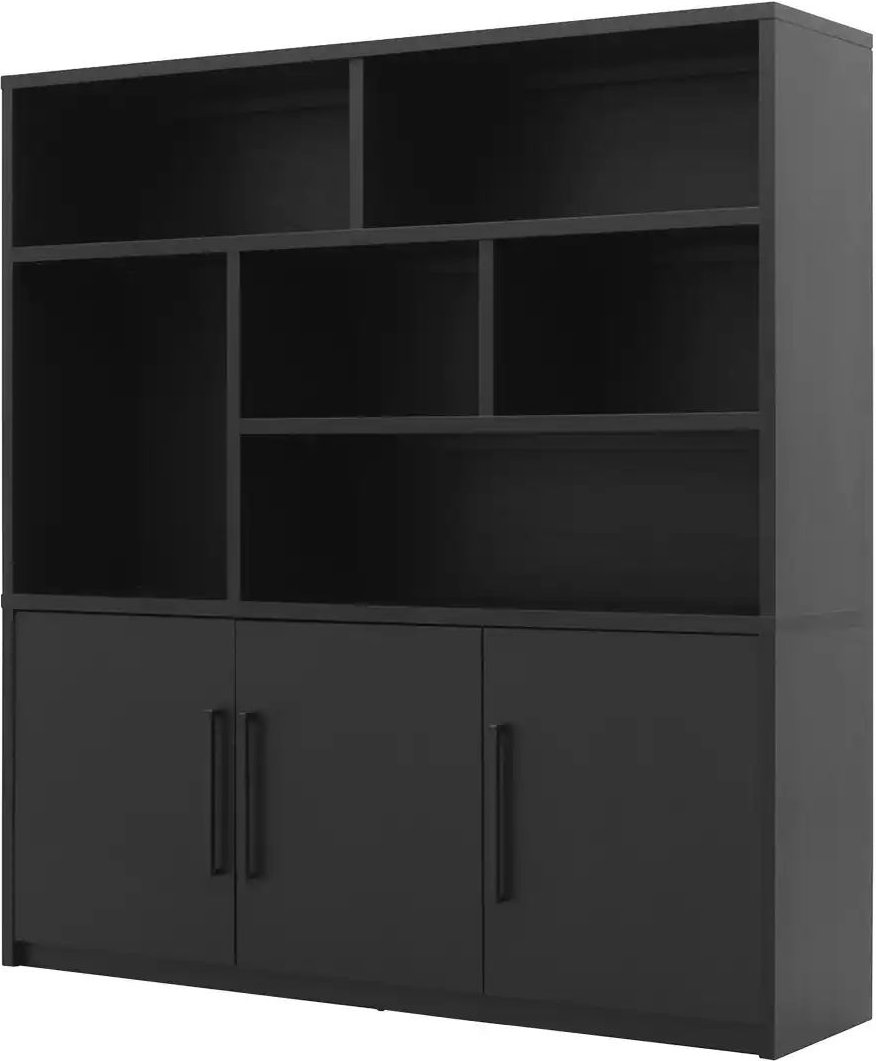 uno Highboard Broadway ¦ schwarz ¦ Maße (cm): B: 180 H: 187 T: 45.0 Regale > Standregale - Höffner
