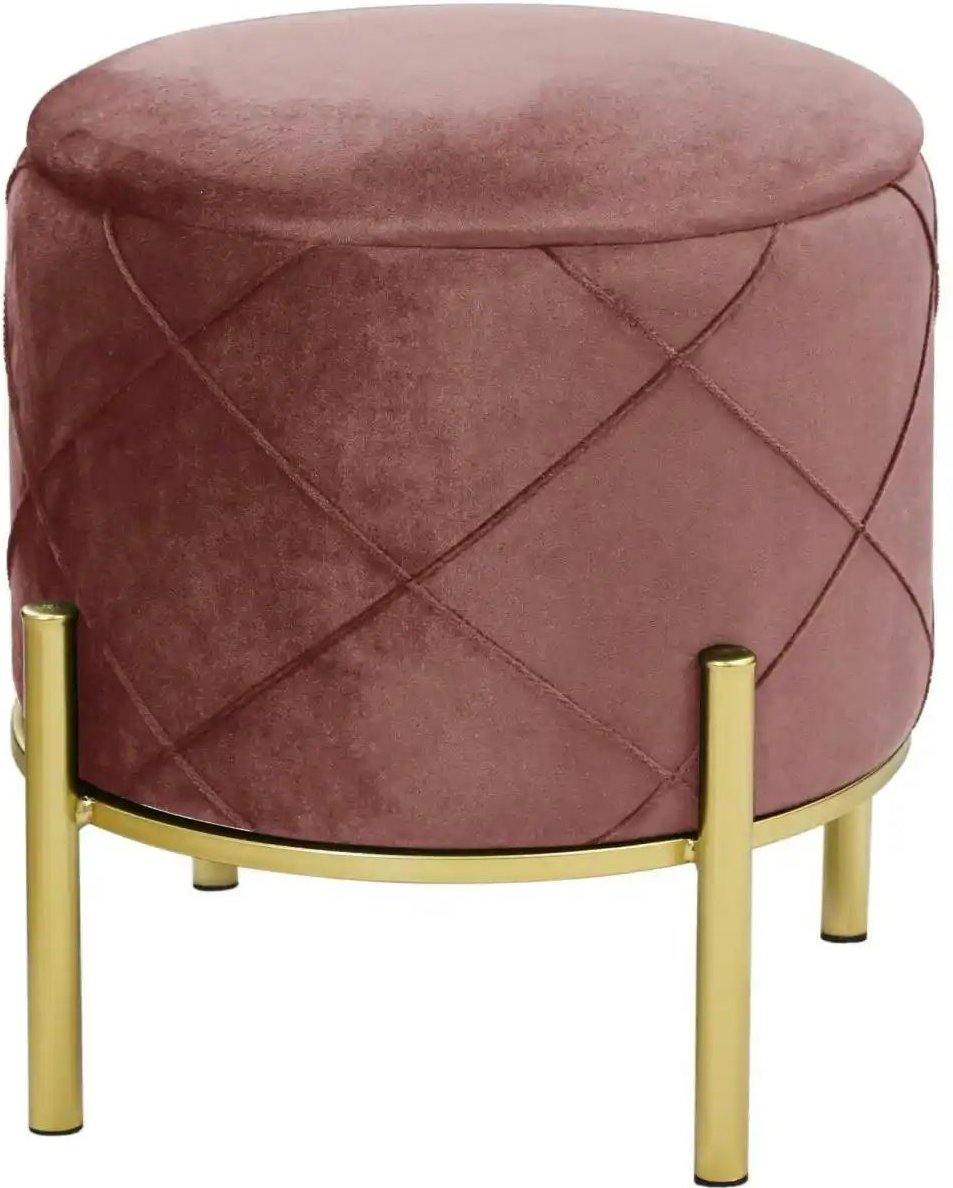Pouf mit Stauraum Savana ¦ rosa/pink Ø: 37 Polstermöbel > Hocker - Höffner