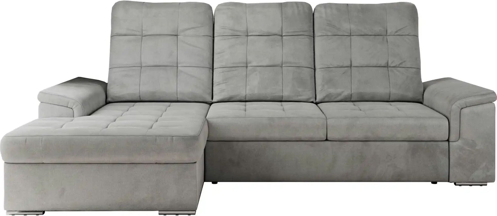 Ecksofa mit Schlaffunktion Madrito ¦ grau ¦ Maße (cm): B: 256 H: 89 Polstermöbel > Sofas > Ecksofas - Höffner