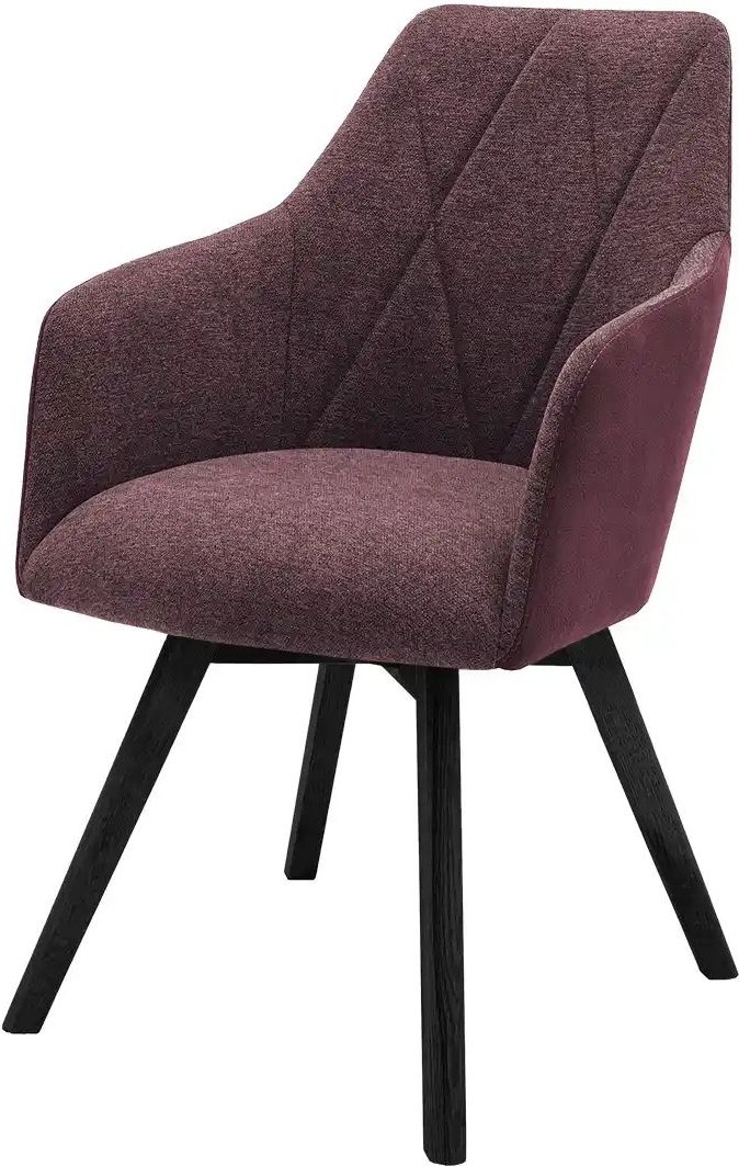 Dine + Mine Armlehnstuhl mit Diamant-Steppung Xalapa ¦ rot ¦ Maße (cm): B: 57 H: 85 T: 65.0 Stühle > Esszimmerstühle > E...