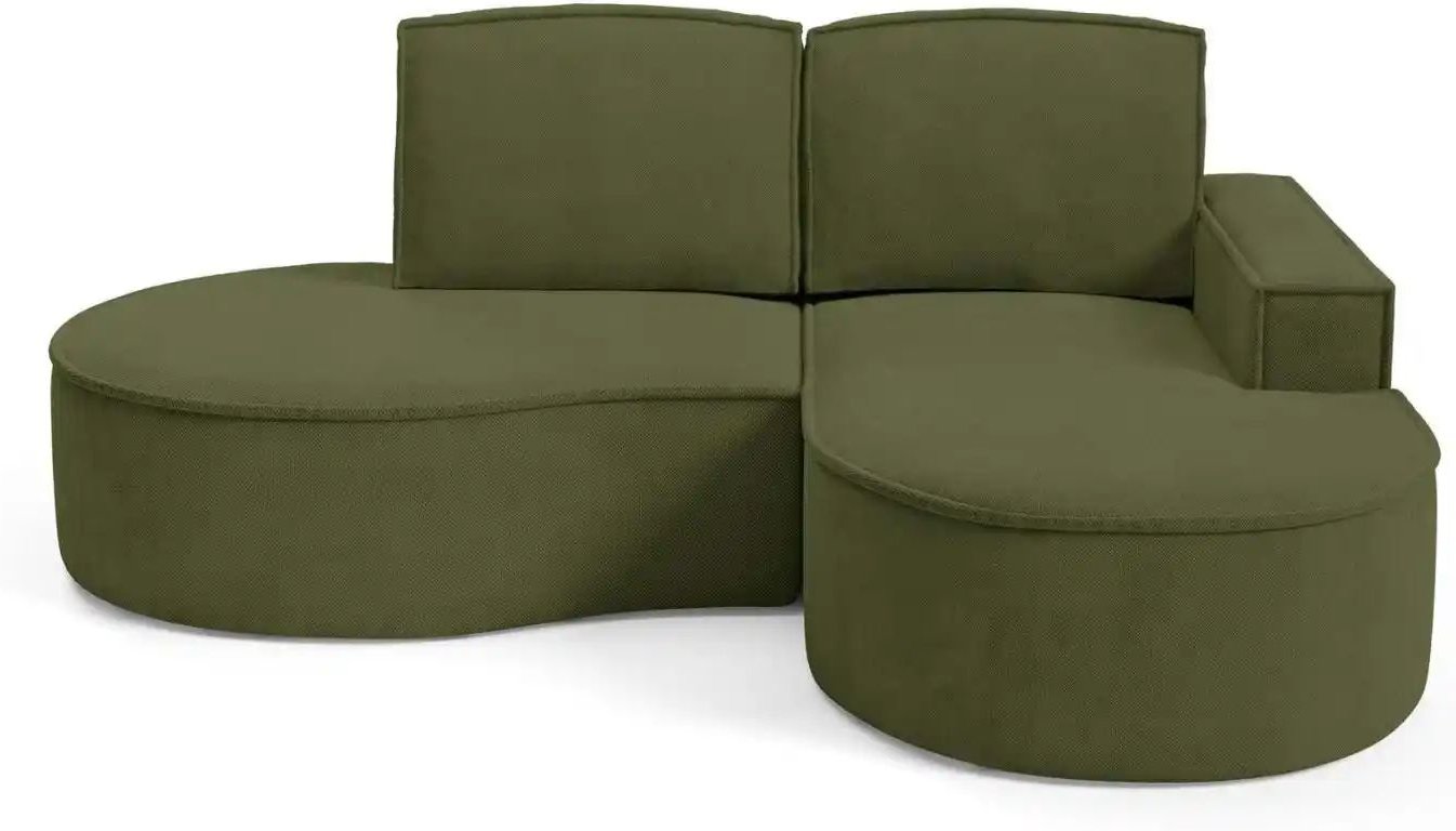 Ecksofa Flow ¦ grün ¦ Maße (cm): B: 210 H: 88 Polstermöbel > Sofas > Ecksofas - Höffner