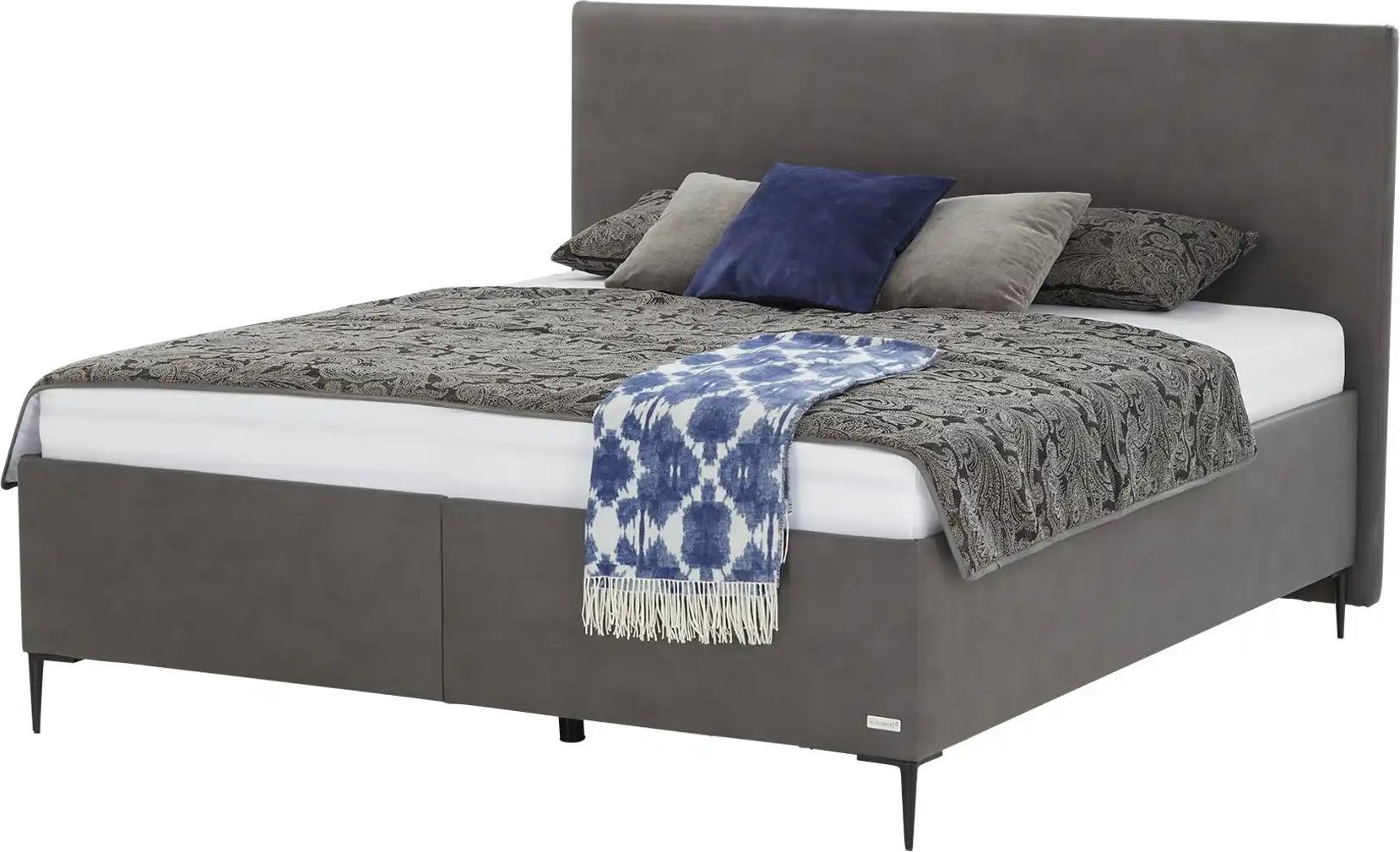 Wohnwert Polsterbett Tauris 2.0 ¦ grau ¦ Maße (cm): B: 168 H: 120 Betten > Komfortbetten - Höffner