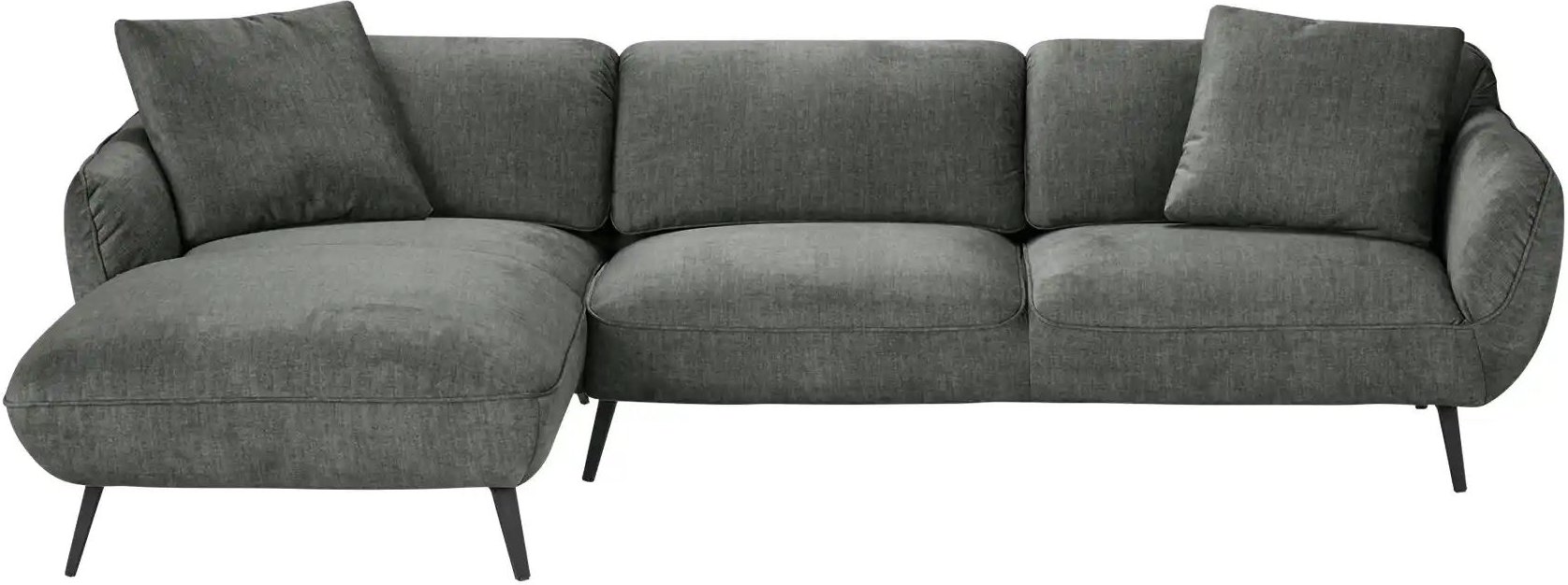 pop Ecksofa Ventus ¦ grau ¦ Maße (cm): B: 281 H: 111 T: 174.0 Polstermöbel > Sofas > 3-Sitzer - Höffner