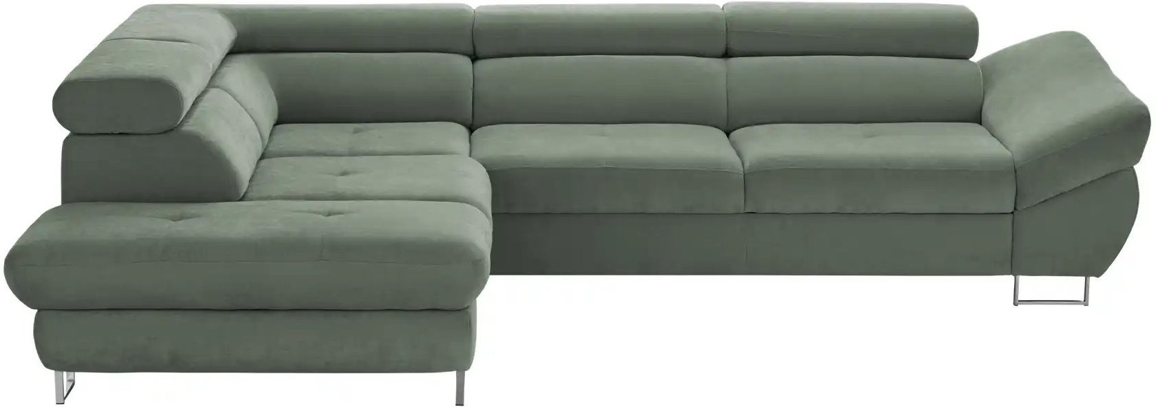 switch Ecksofa Fabio ¦ grün ¦ Maße (cm): B: 280 H: 69 T: 235.0 Polstermöbel > Sofas > Ecksofas - Höffner