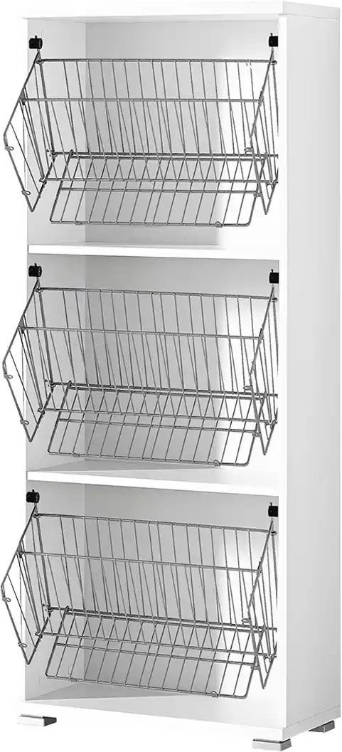 uno Schuhschrankkorpus Weiß Puzzle ¦ weiß ¦ Maße (cm): B: 53 H: 132 T: 30.0 Garderoben & Kleiderstangen > Garderoben Sch...