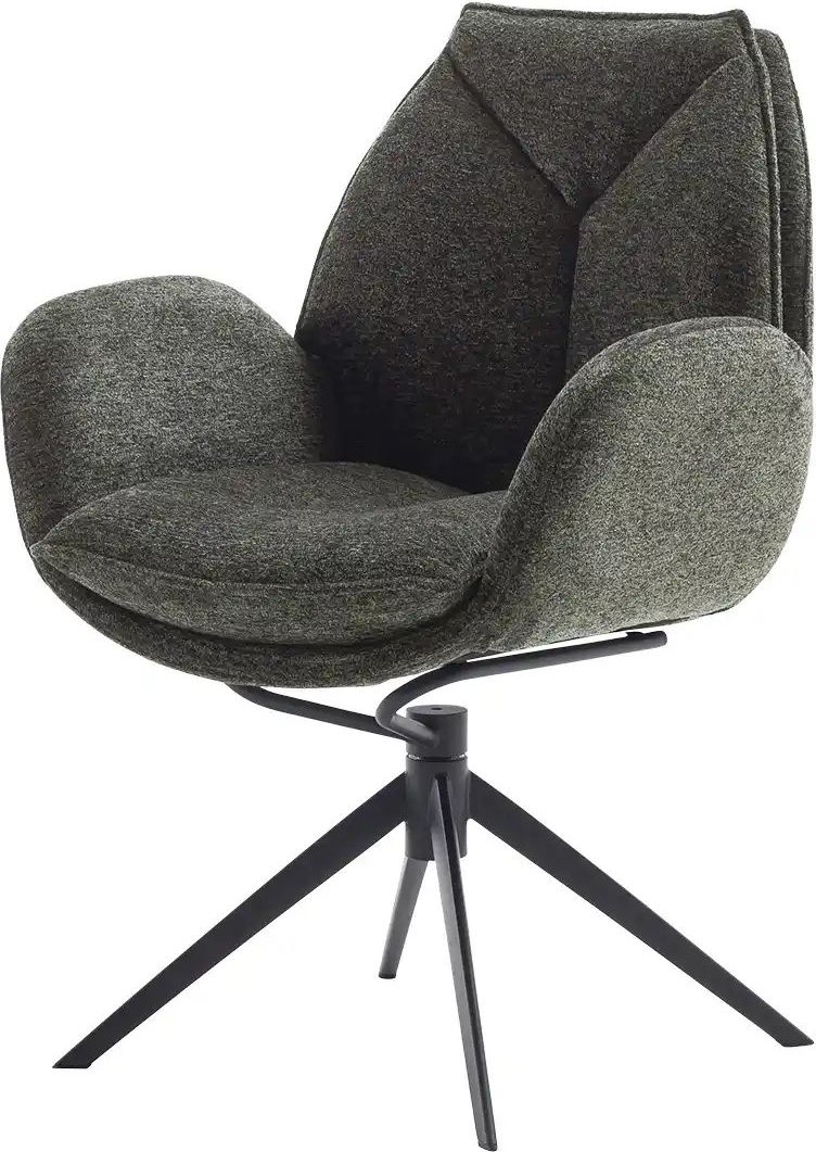 Esszimmerstuhl drehbar Eno ¦ grün ¦ Maße (cm): B: 66 H: 92 T: 67.0 Stühle > Esszimmerstühle > Esszimmerstühle mit Armleh...