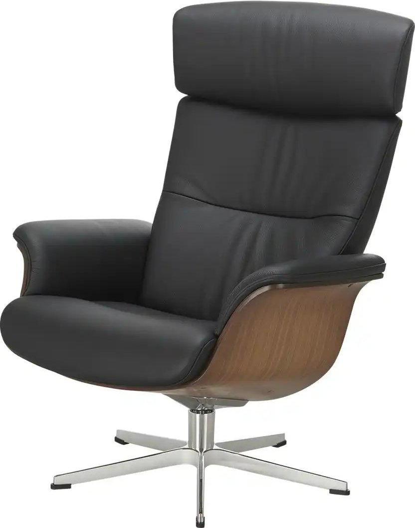 Relaxsessel Echtleder Timeout Master ¦ schwarz ¦ Maße (cm): B: 81 H: 109 T: 81.0 Polstermöbel > Sessel > Relaxsessel - H...