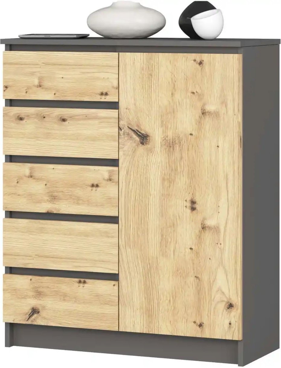 Highboard 80 cm breit Kuran ¦ mehrfarbig ¦ Maße (cm): B: 80 H: 97 Kommoden & Sideboards > Highboards - Höffner