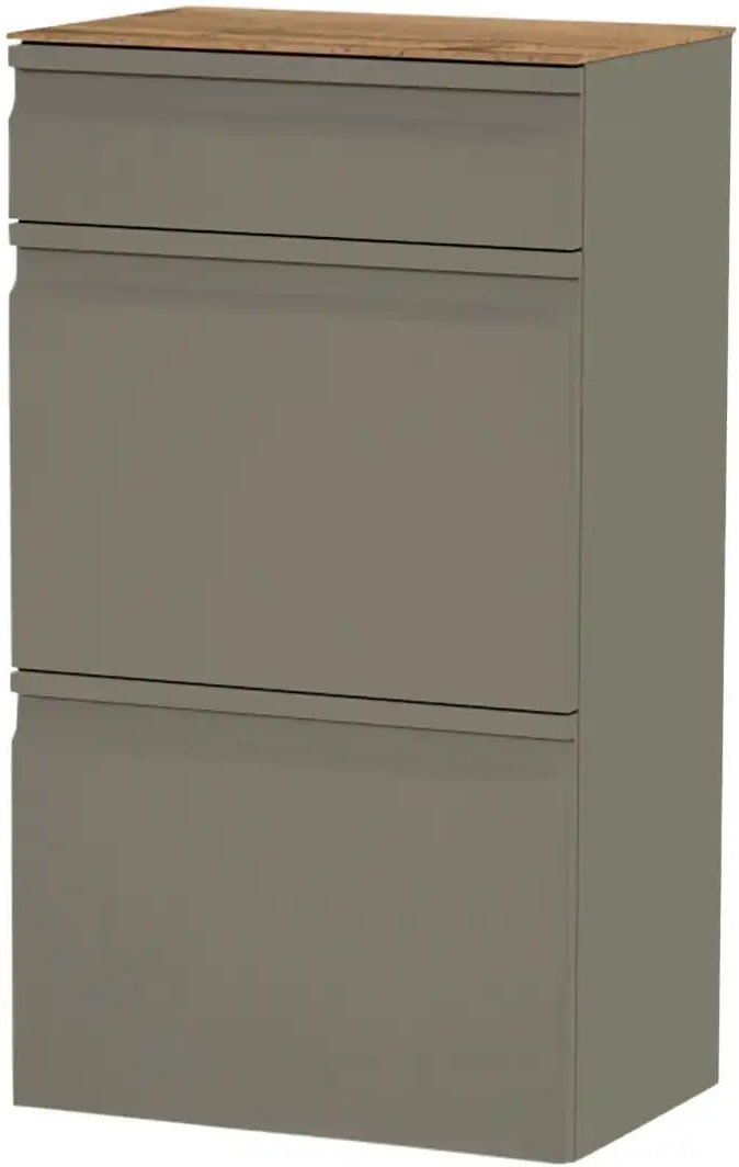 Wohnwert Hängeschrank Leo ¦ grau ¦ Maße (cm): B: 53 H: 94 T: 36.0 Garderoben & Kleiderstangen > Garderoben Schuhschränk...