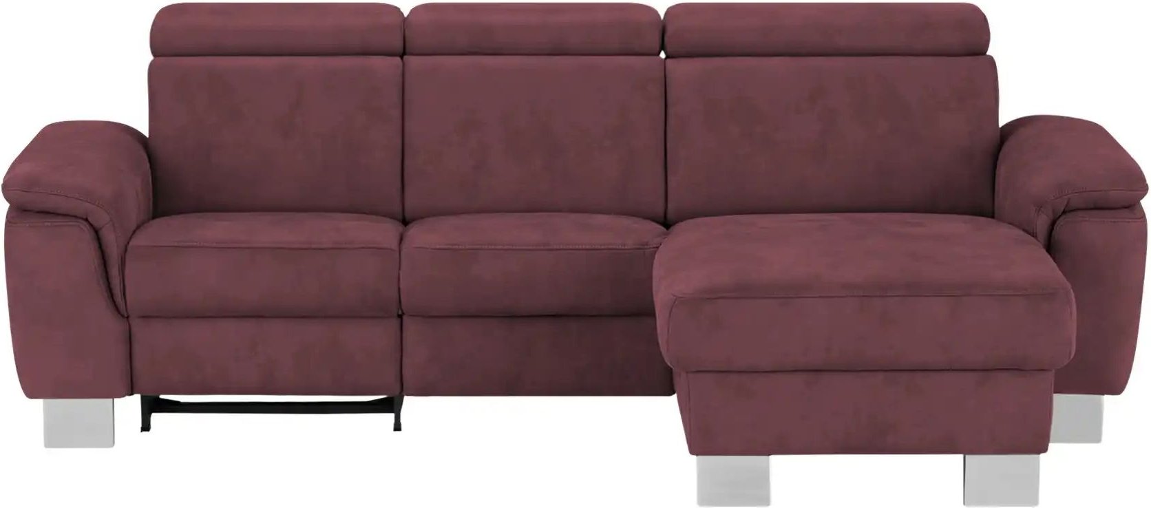 Mein Sofa bold Ecksofa Beata ¦ rot ¦ Maße (cm): B: 234 H: 80 T: 163.0 Polstermöbel > Sofas > 3-Sitzer - Höffner