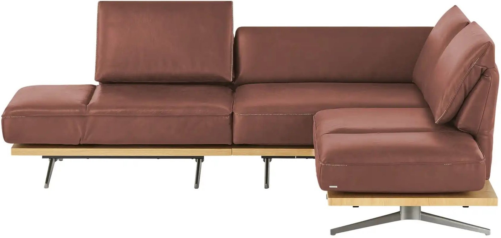 KOINOR Ecksofa Phoenix ¦ rot ¦ Maße (cm): B: 253 H: 87 T: 209.0 Polstermöbel > Sofas > Ecksofas - Höffner