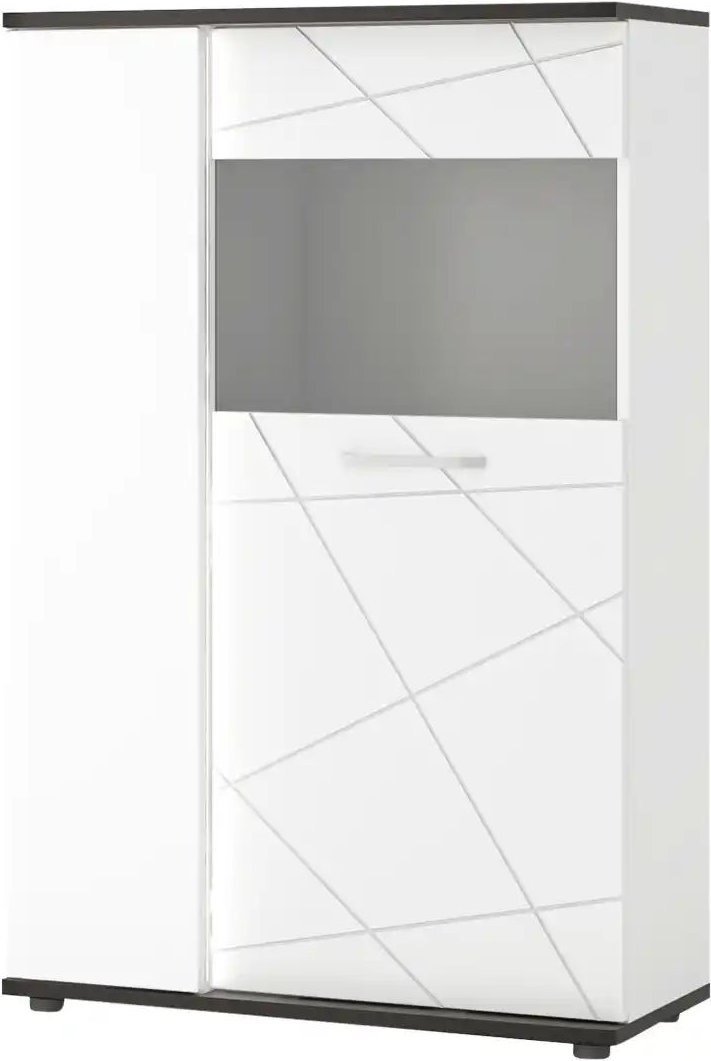 Highboard Venedig ¦ weiß ¦ Maße (cm): B: 92 H: 141 T: 40.0 Kommoden & Sideboards > Highboards - Höffner