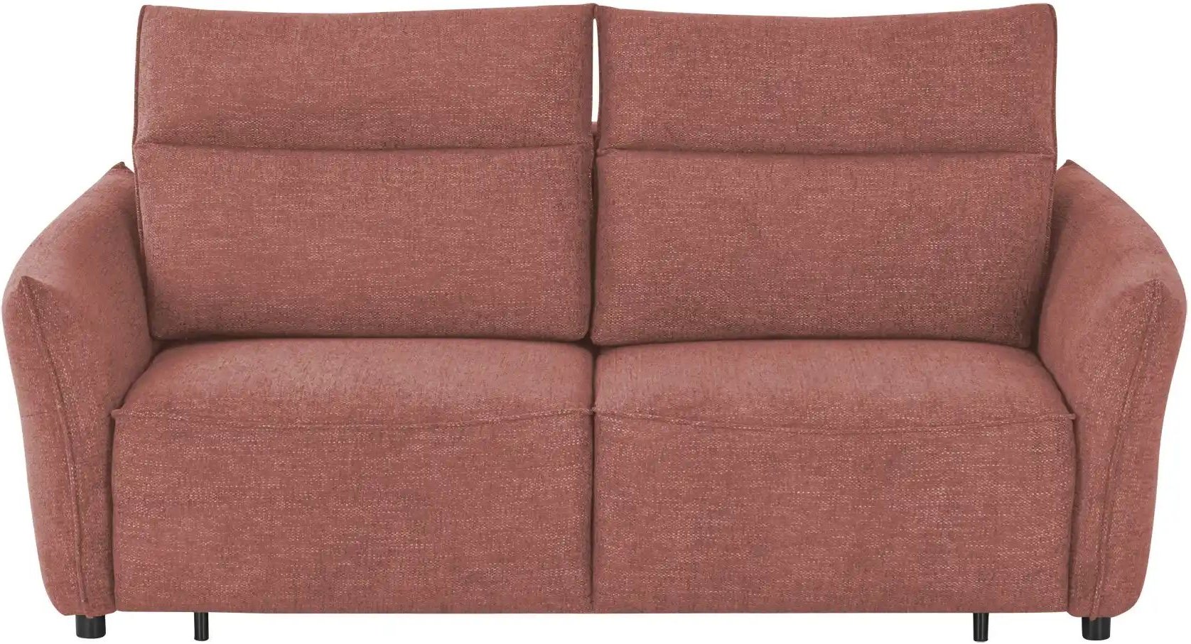 Thumbnail - smart Big Sofa mit Funktion Linda ¦ orange ¦ Maße (cm): B: 204 H: 78 T: 101.0 Polstermöbel > Sofas > 2-Sitzer - Höffner