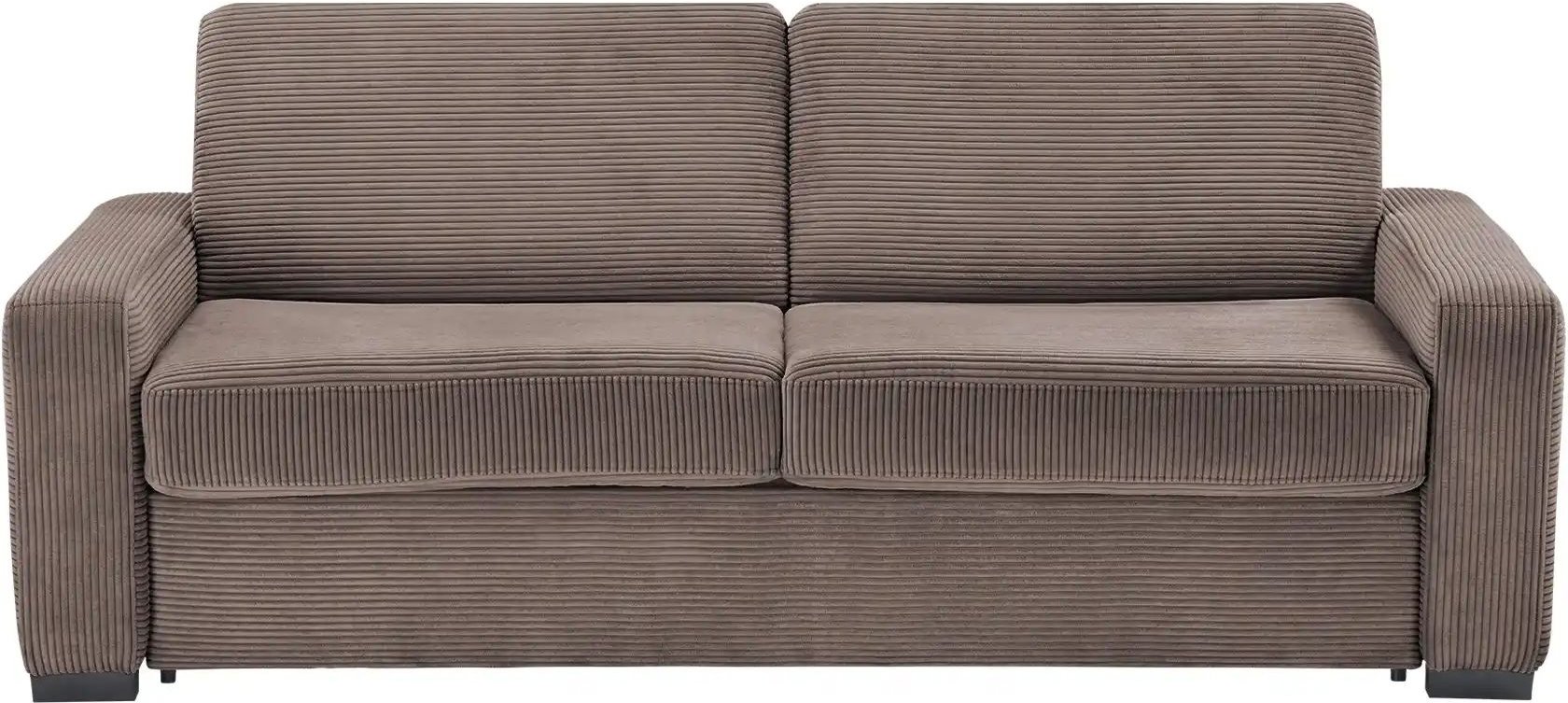 switch Schlafsofa aus Cord Vanila ¦ braun ¦ Maße (cm): B: 220 H: 87 T: 98.0 Polstermöbel > Sofas > 3-Sitzer - Höffner