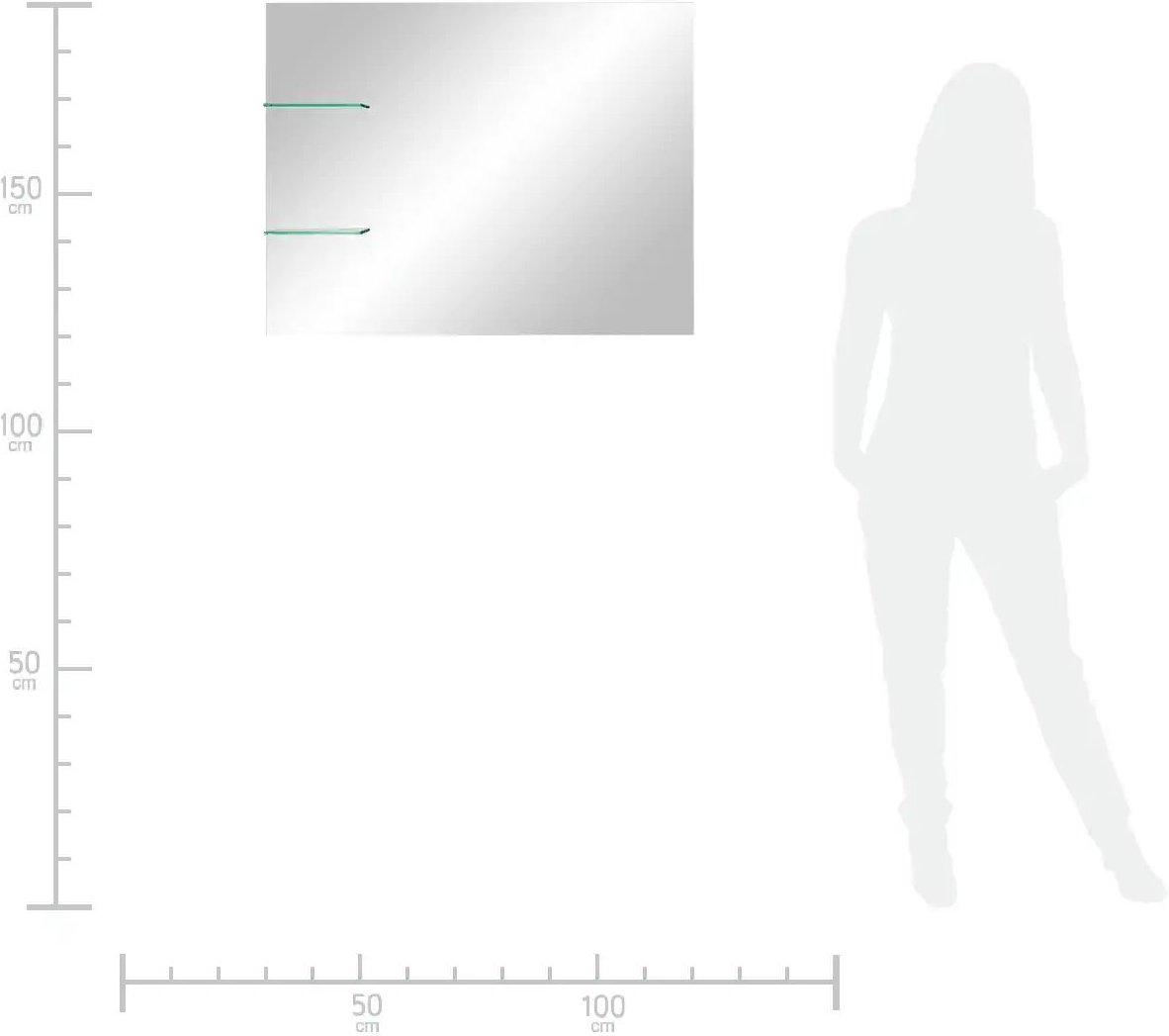 smart Spiegel Onda ¦ verspiegelt ¦ Holzwerkstoff,Glas ¦ Maße (cm): B: 90 H: 70 T: 14.5 Badzubehör - Höffner