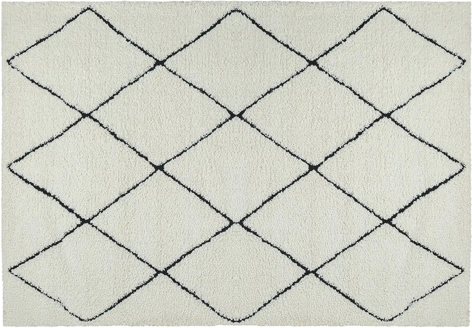 Webteppich Ideal Shaggy ¦ weiß ¦ Synthetische Fasern ¦ Maße (cm): B: 140 Teppiche > Hochflorteppiche - Höffner