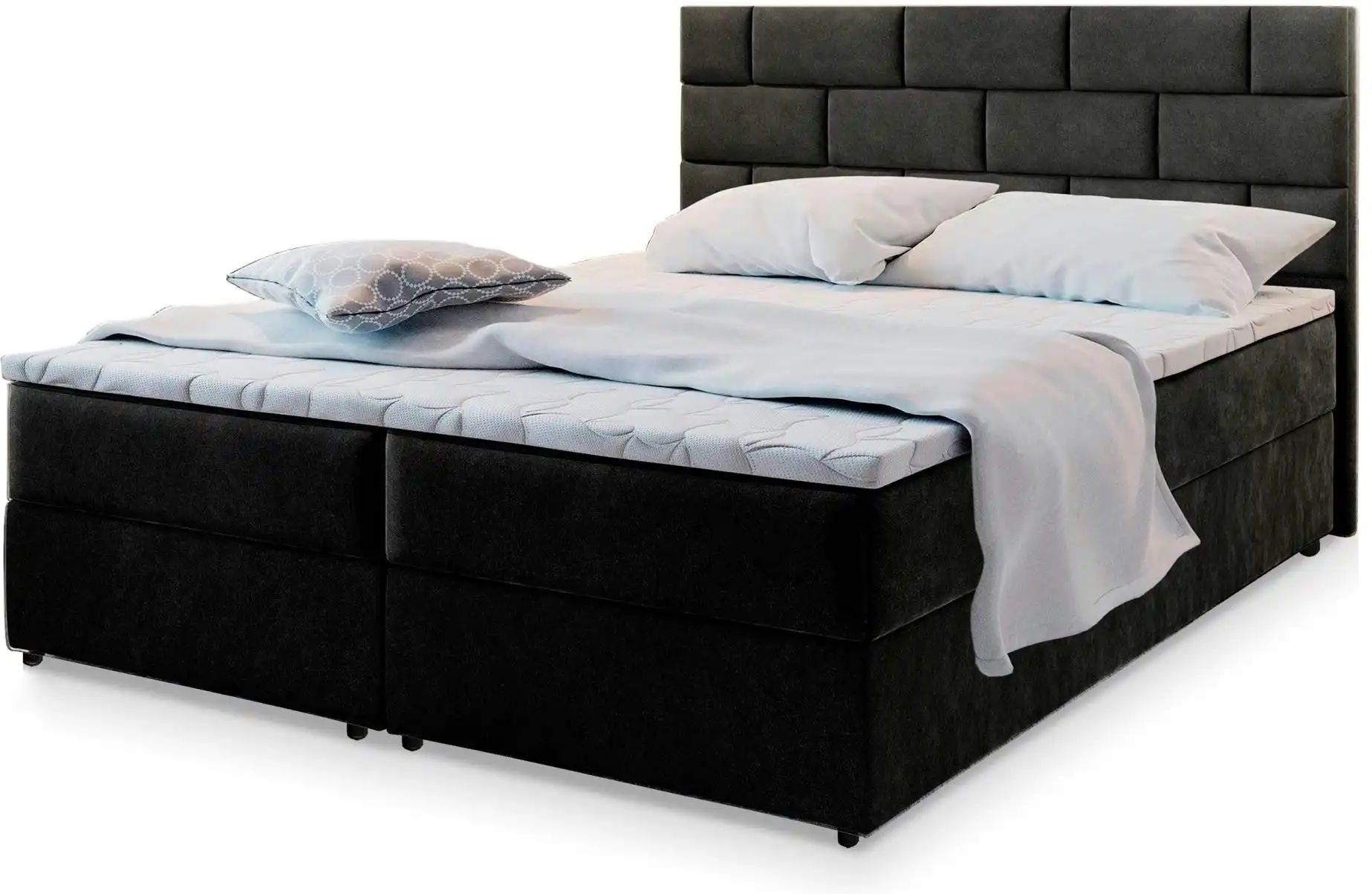 MASSENO Boxbett mit Bettkasten Kerlo ¦ schwarz ¦ Maße (cm): B: 160 H: 98 Betten > Polsterbetten - Höffner