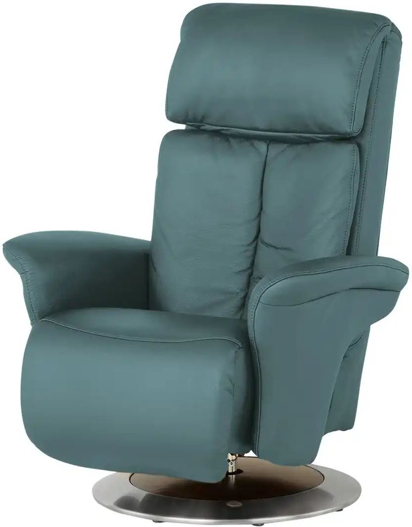 himolla Ledersessel Mit verschiedenen Massageprogrammen 7418 ¦ türkis/petrol ¦ Maße (cm): B: 81 H: 111 T: 95.0 Polstermö...