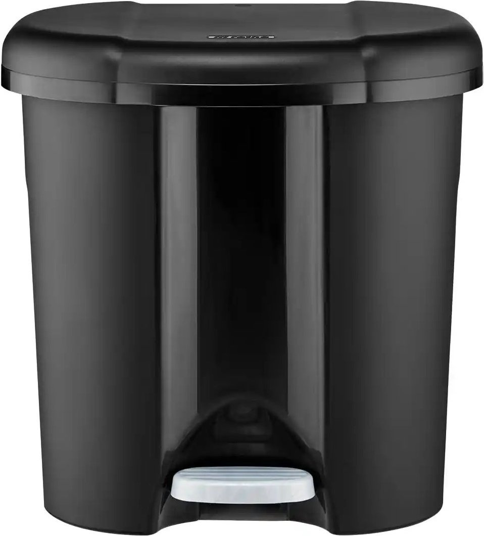 Thumbnail - Rotho Abfalleimer PILA ¦ schwarz ¦ Kunststoff ¦ Maße (cm): B: 39 H: 32 T: 40.5 Küchenzubehör & Helfer > Abfallbehälter ...
