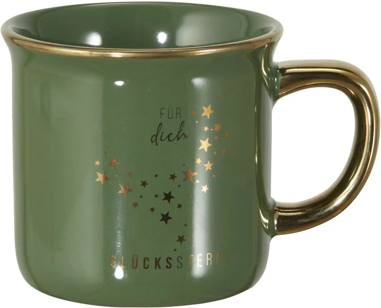 HOME STORY Henkelbecher   ¦ grün ¦ Steinzeug/Steingut ¦ Maße (cm): H: 8,5  Ø: 9 Weihnachten - Höffner
