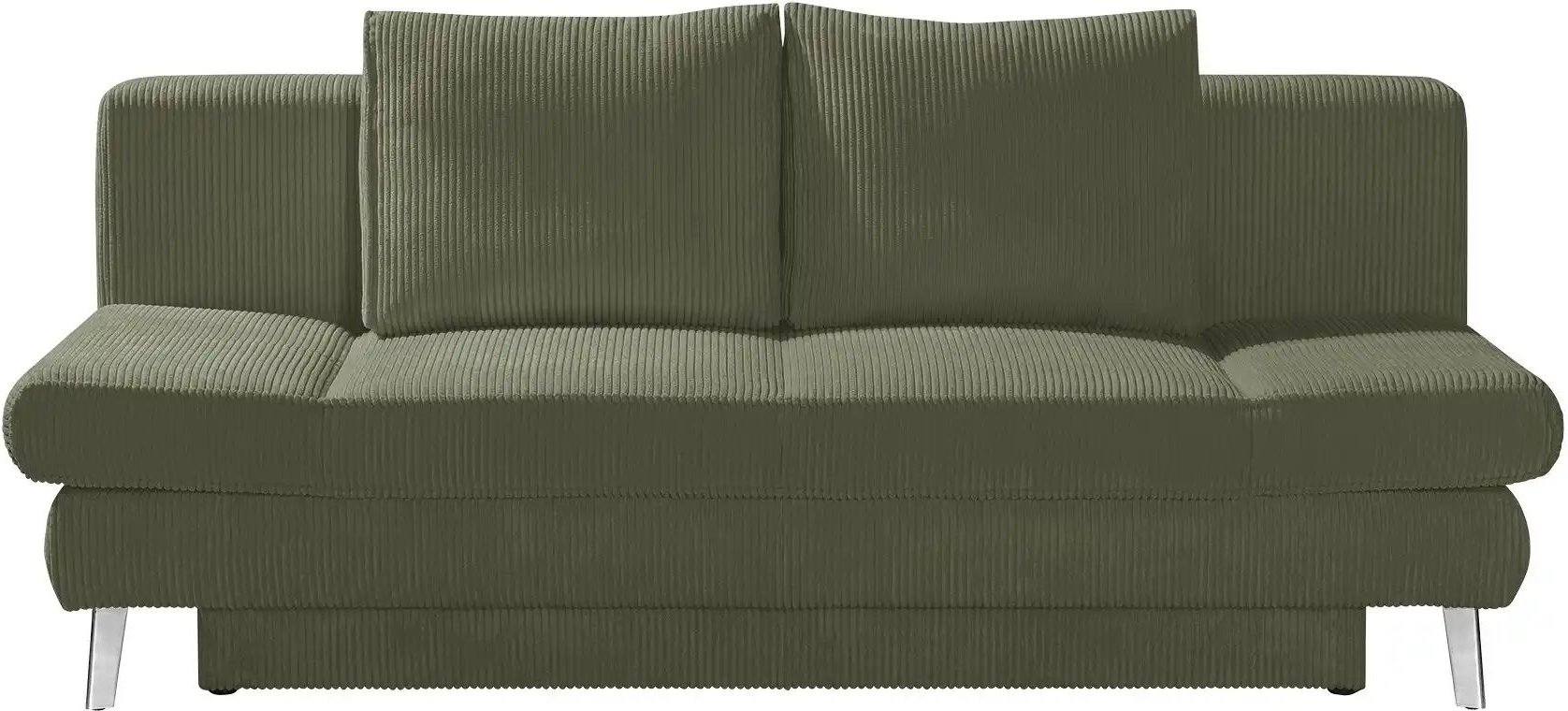 Schlafsofa mit Bettkasten Sidney ¦ grün ¦ Maße (cm): B: 200 H: 85 T: 90.0 Polstermöbel > Sofas > 2-Sitzer - Höffner