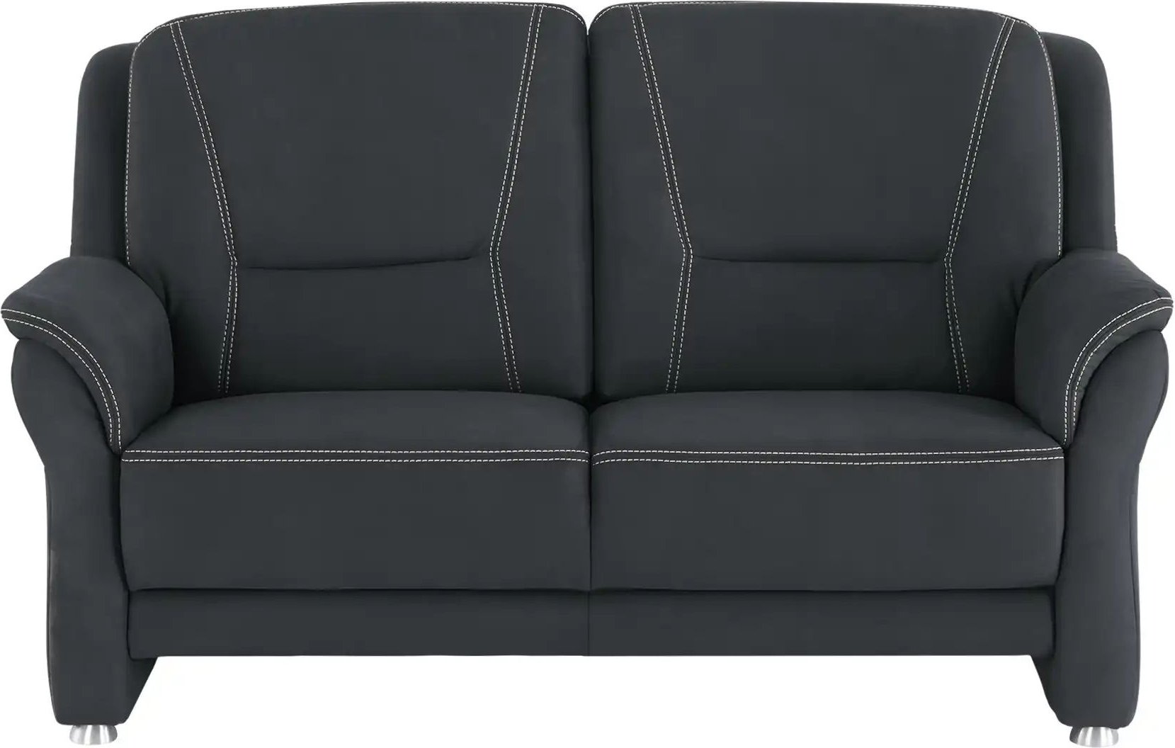 meinSofa Sofa 2 5 - sitzig Wilma ¦ schwarz ¦ Maße (cm): B: 172 H: 97 T: 89.0 Polstermöbel > Sofas > 2-Sitzer - Höffner