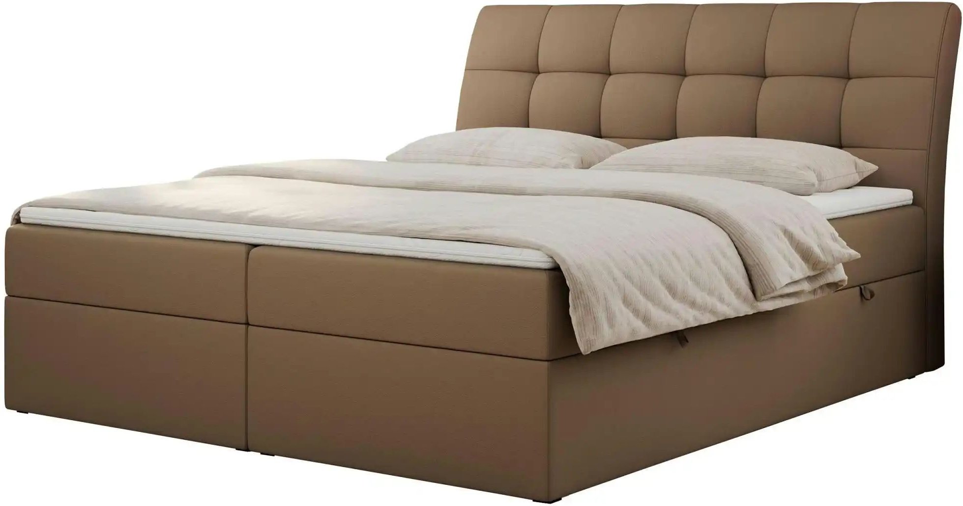 Boxbett mit Bettkasten Diegos ¦ braun ¦ Maße (cm): B: 140 H: 118 Betten > Komfortbetten - Höffner