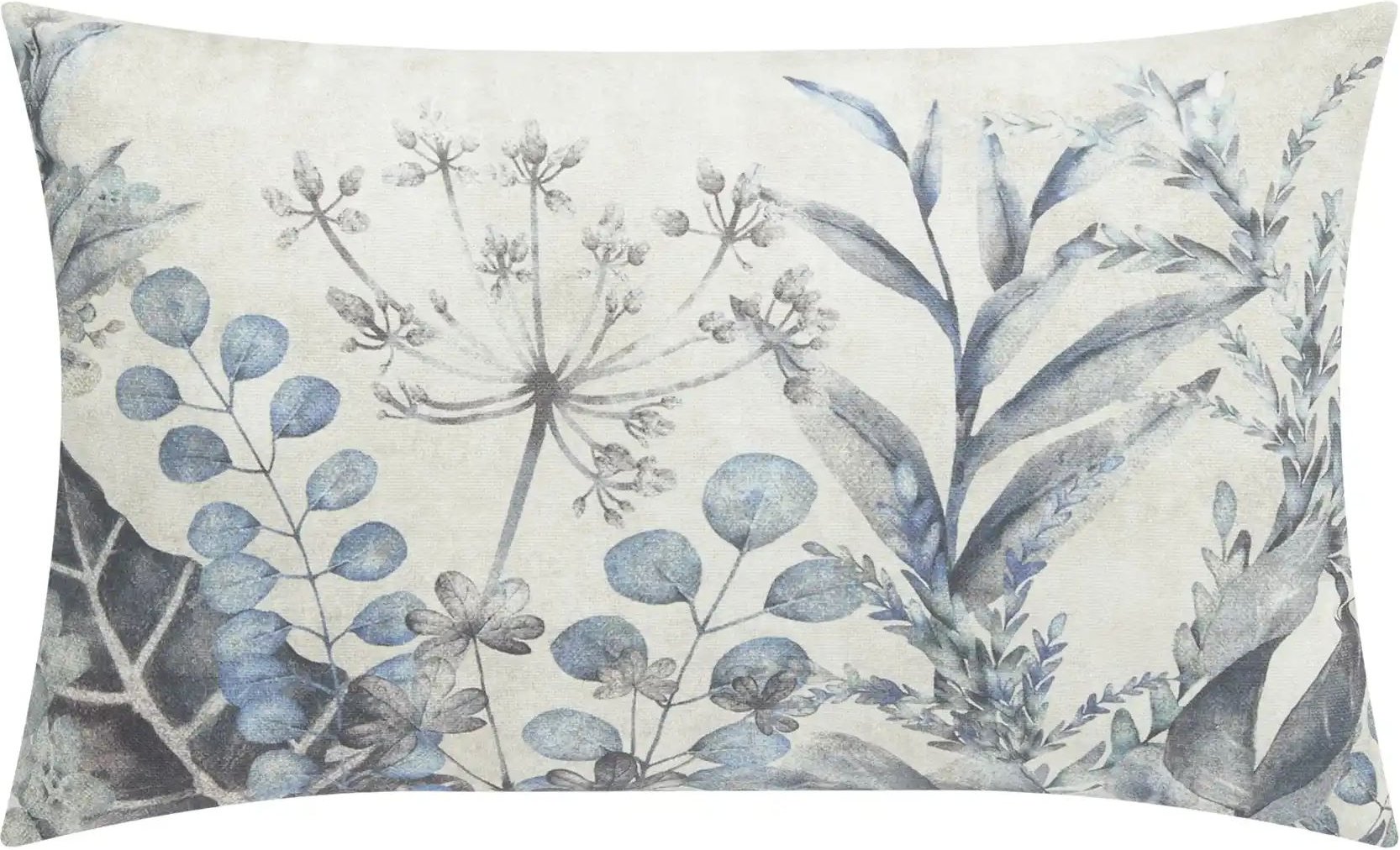 como Kissen  Blue Leaves ¦ blau ¦ Maße (cm): B: 35 Dekokissen & Decken > Kissen > Dekokissen - Höffner