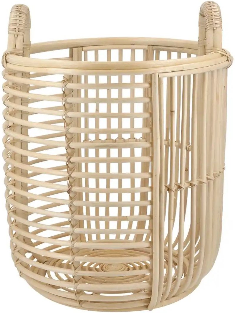 Aufbewahrungskorb ¦ braun ¦ Rattan ¦ Maße (cm): H: 52 Ø: 40 Aufbewahrung > Körbe - Höffner