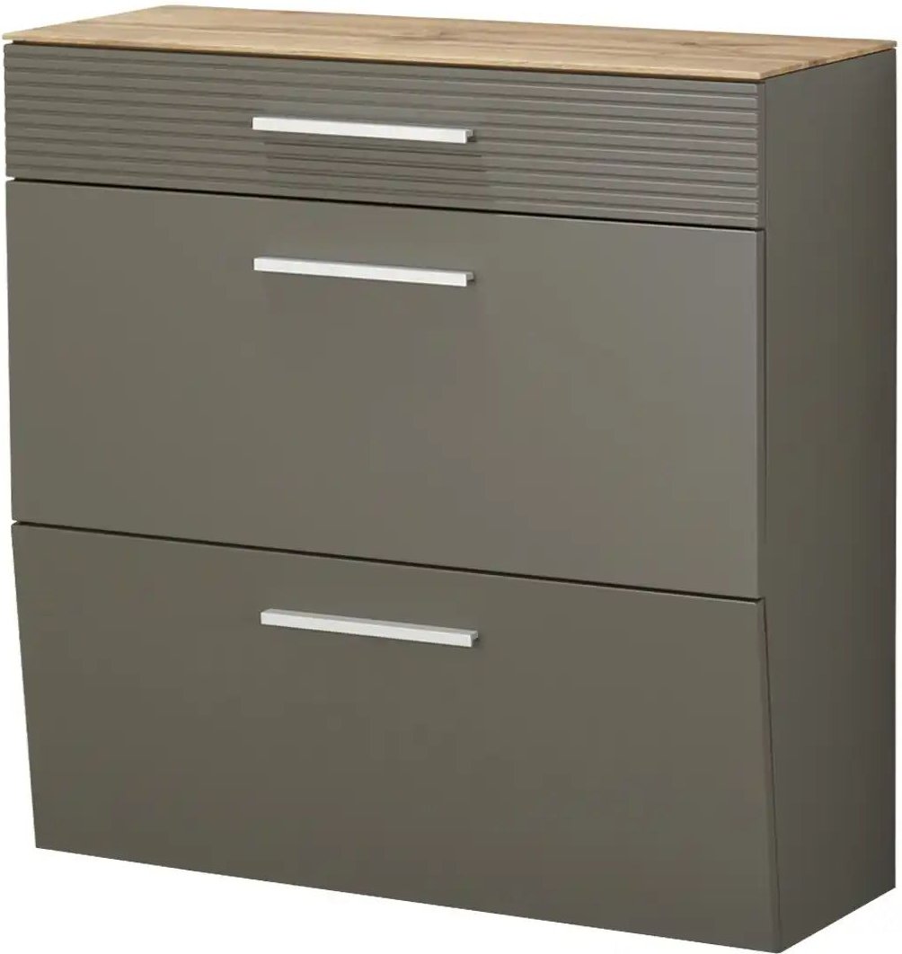 Wohnwert Hängeschuhschrank Helen ¦ grau ¦ Maße (cm): B: 93 H: 94 T: 36.0 Garderoben & Kleiderstangen > Garderoben Schuh...