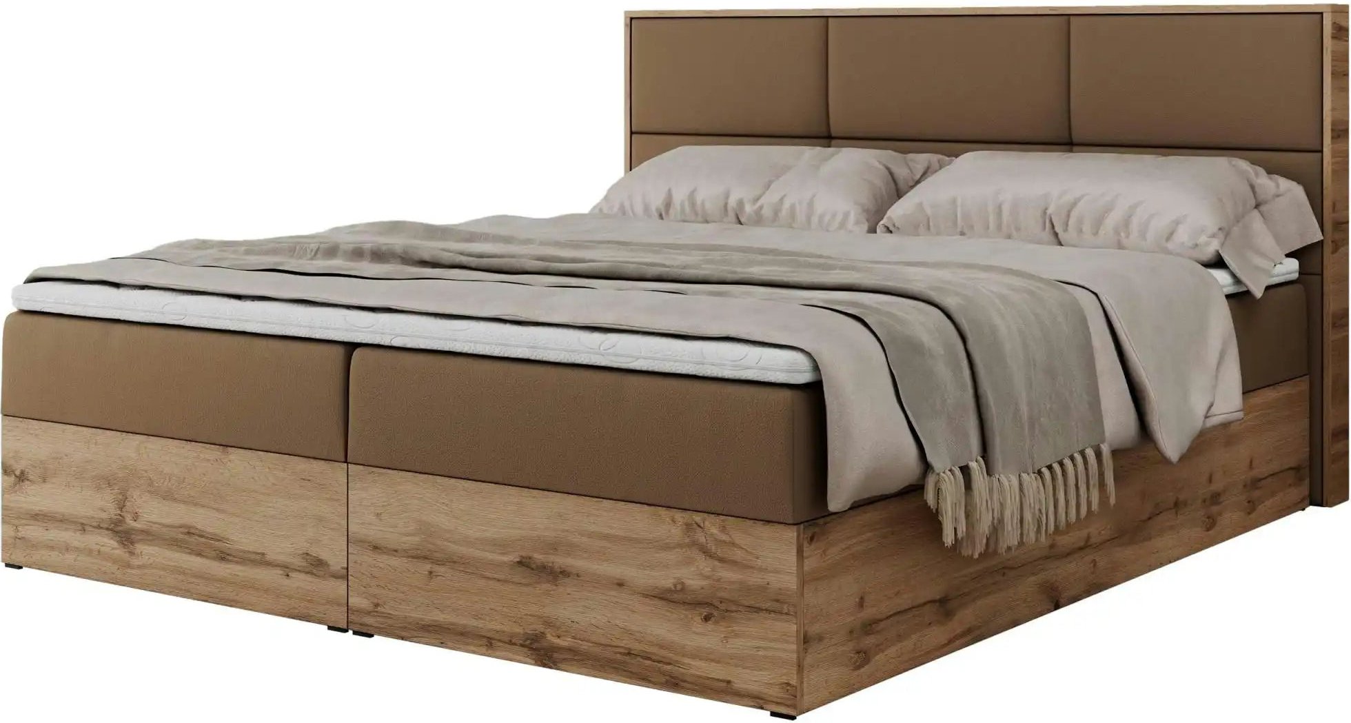 Boxbett mit Bettkasten Albero 2 ¦ braun ¦ Maße (cm): B: 168 H: 104 Betten > Komfortbetten - Höffner