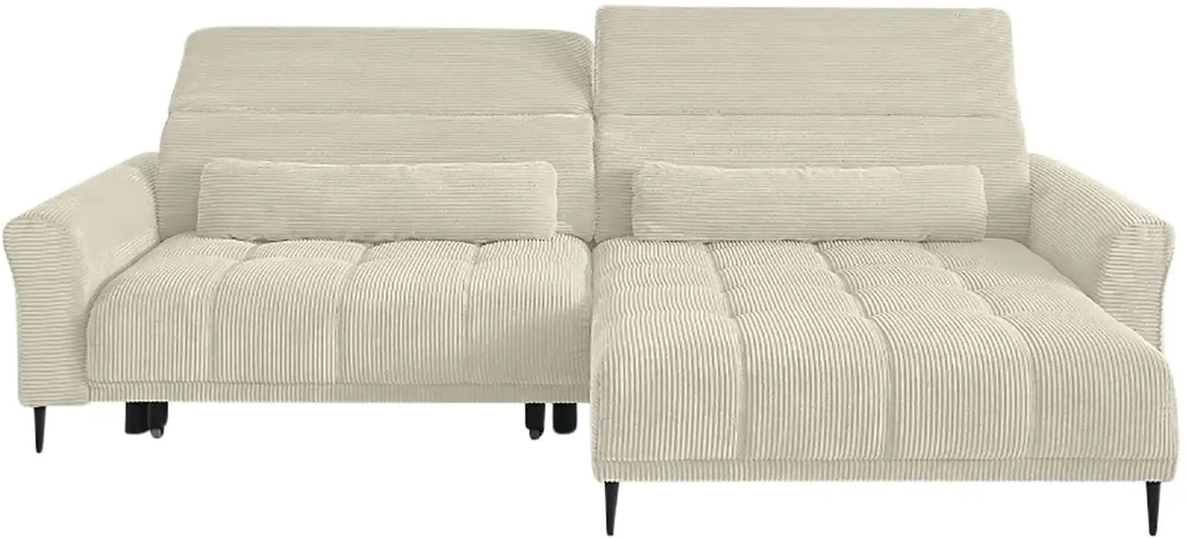 Ecksofa mit elektrischer Sitztiefenverstellung Logan ¦ beige ¦ Maße (cm): B: 277 H: 80 T: 179.0 Polstermöbel > Sofas > 3...
