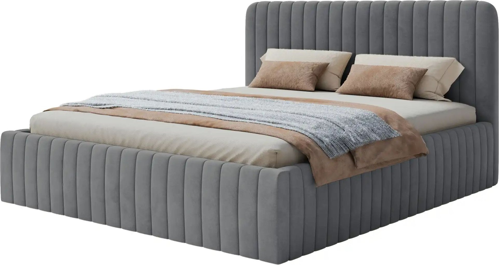 Selsey Polsterbett mit Bettkasten Saliano ¦ blau ¦ Maße (cm): B: 153 H: 109 Betten > Polsterbetten - Höffner