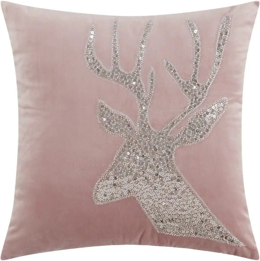 Kissen  Hirsch ¦ rosa/pink ¦ Maße (cm): B: 45 Weihnachten - Höffner