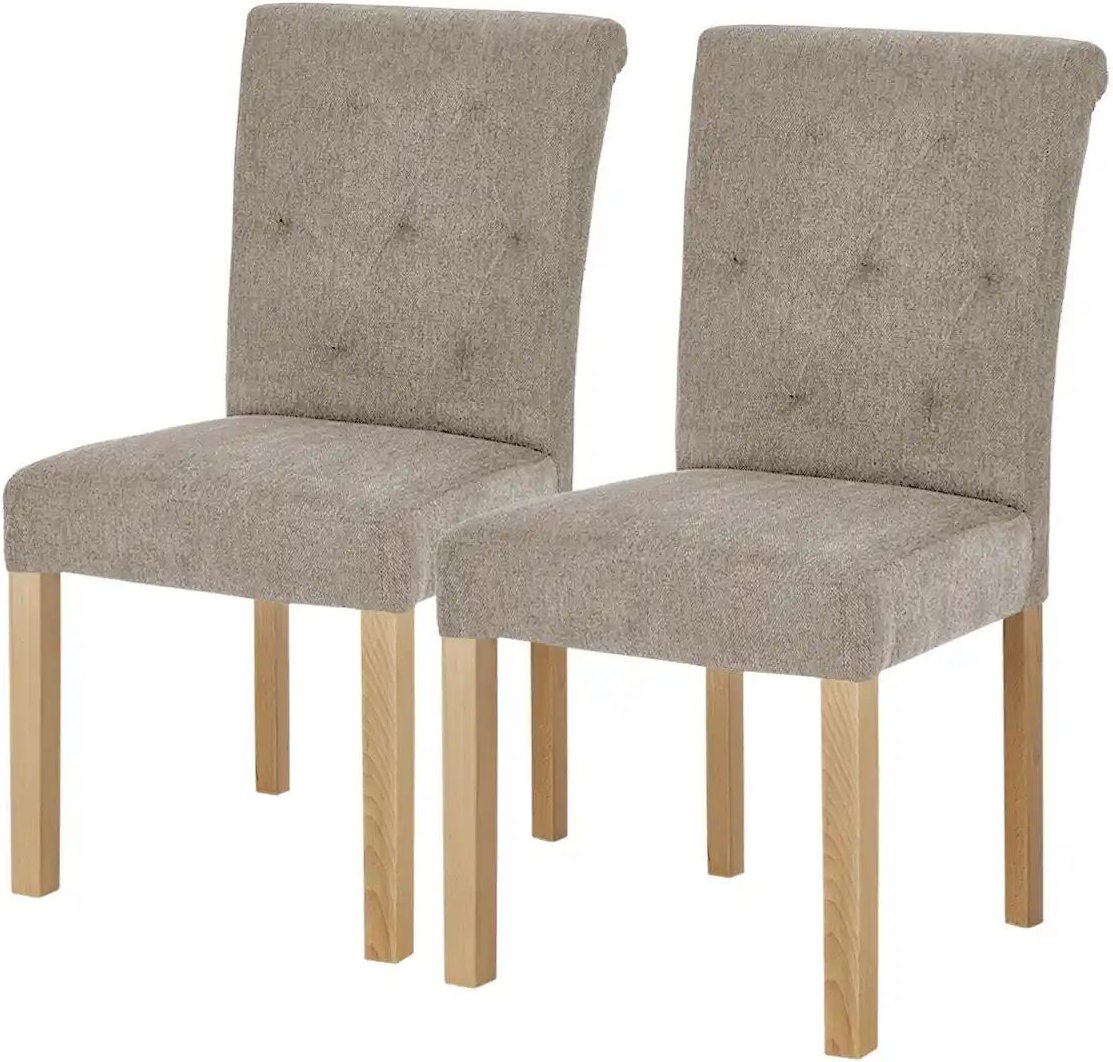 Woodford Esszimmerstuhl im 2er Set Messena ¦ braun ¦ Maße (cm): B: 46 H: 97 T: 54.0 Stühle > Polsterstühle - Höffner