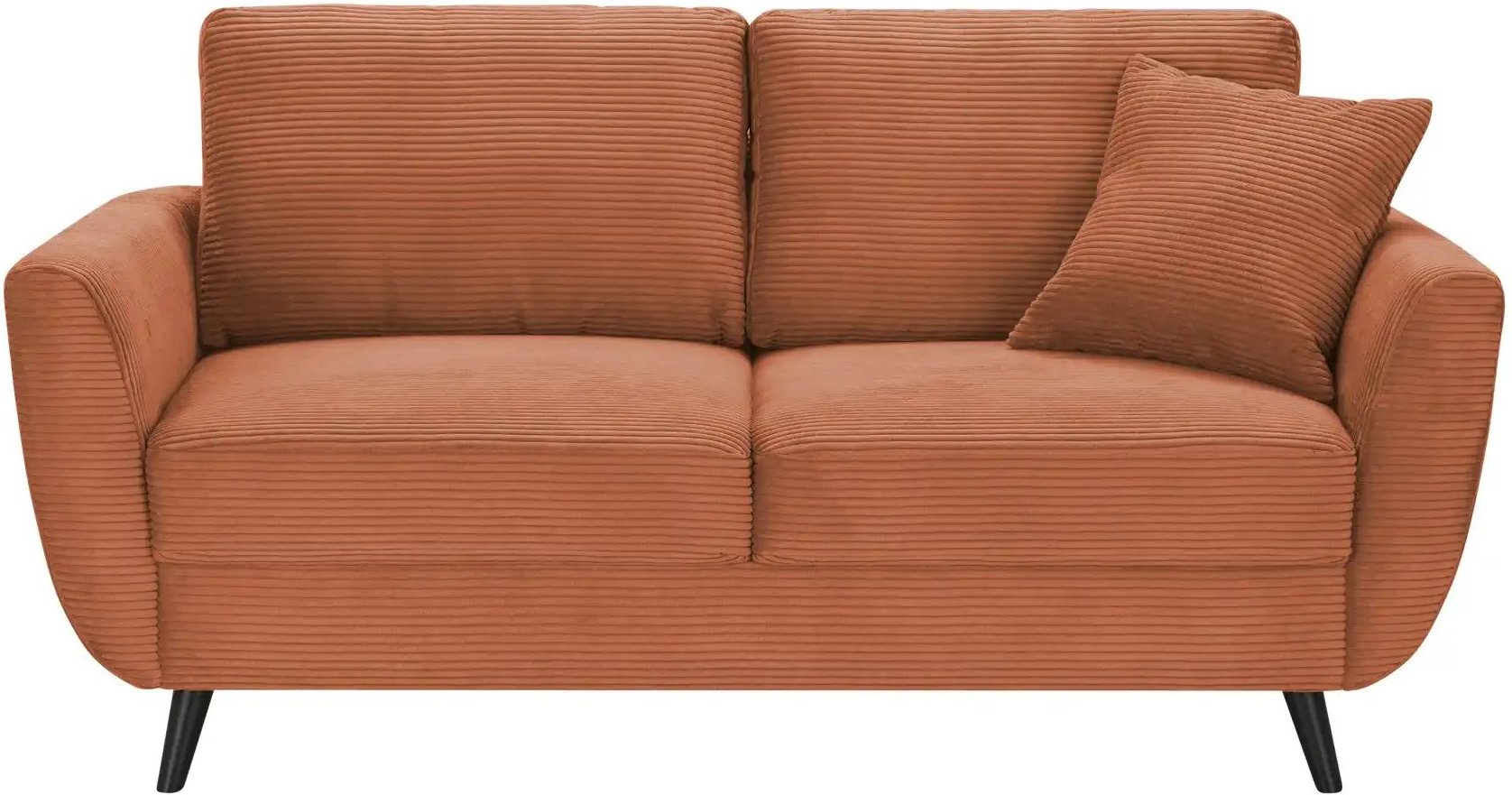smart Einzelsofa Wanja ¦ orange ¦ Maße (cm): B: 178 H: 90 T: 90.0 Polstermöbel > Sofas > 2-Sitzer - Höffner