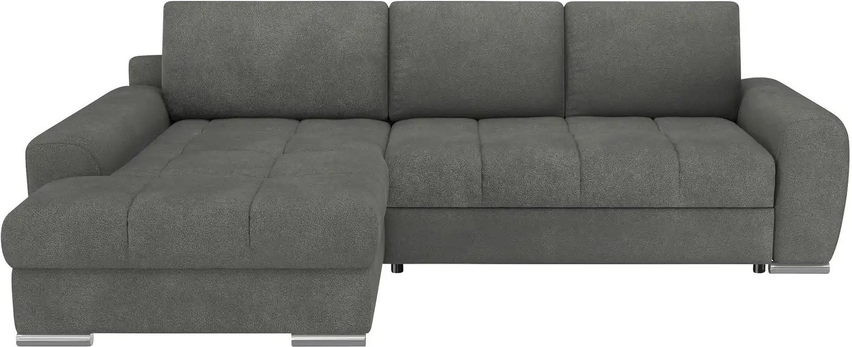 Thumbnail - bobb Ecksofa mit Funktion Soumia ¦ grau ¦ Maße (cm): B: 283 H: 91 T: 181.0 Polstermöbel > Sofas > 3-Sitzer - Höffner