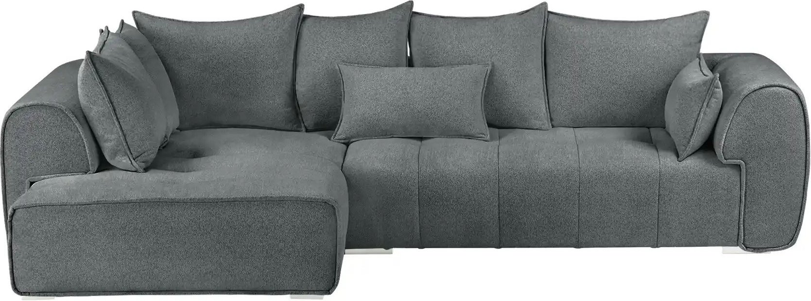 Thumbnail - uno Ecksofa beidseitig montierbar London ¦ grau ¦ Maße (cm): B: 320 H: 72 T: 197.0 Polstermöbel > Sofas > Ecksofas - Höf...