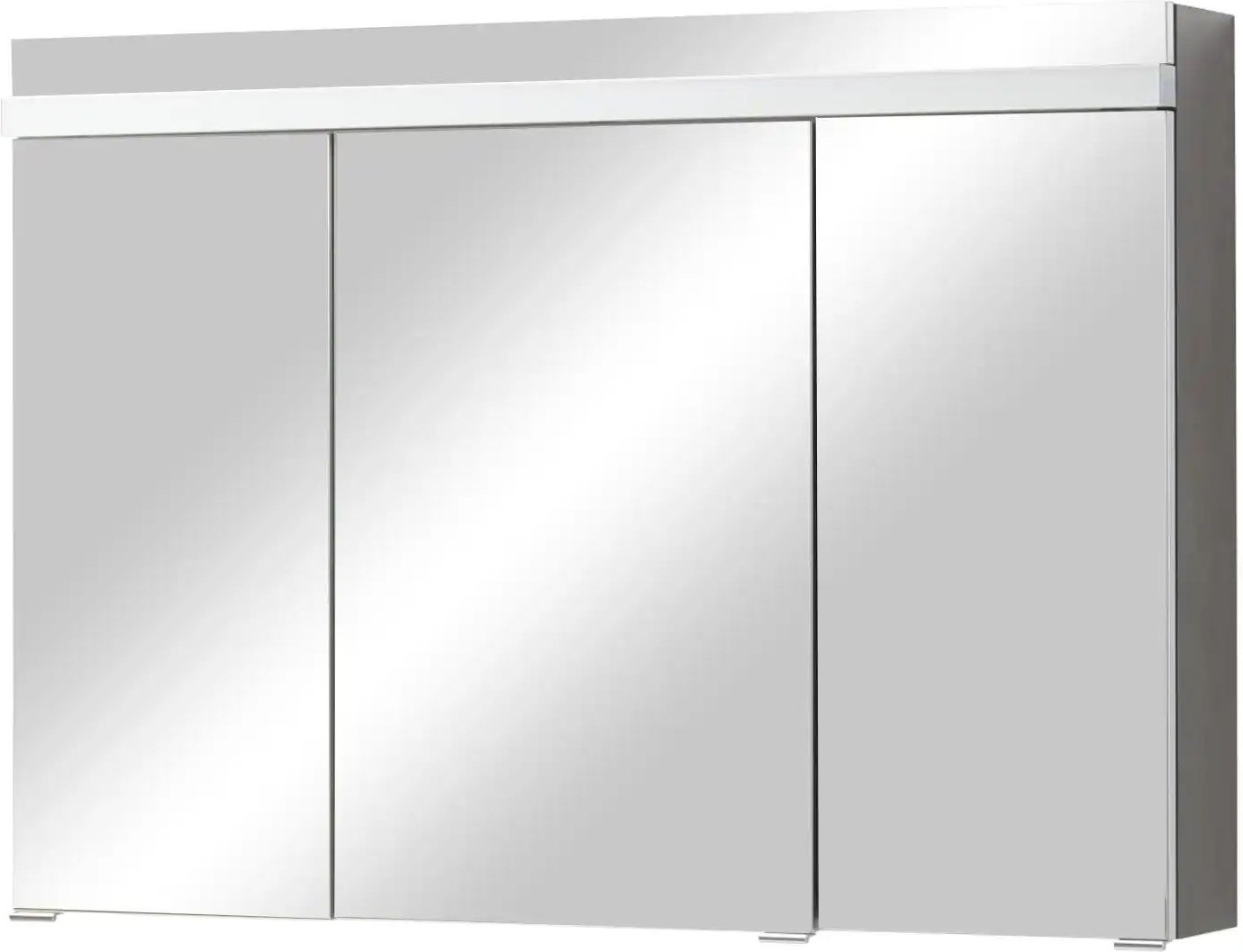 Wohnwert Spiegelschrank Alea ¦ schwarz ¦ Maße (cm): B: 100 H: 72 T: 15.0 Schränke > Badschränke > Spiegelschränke - Höf...