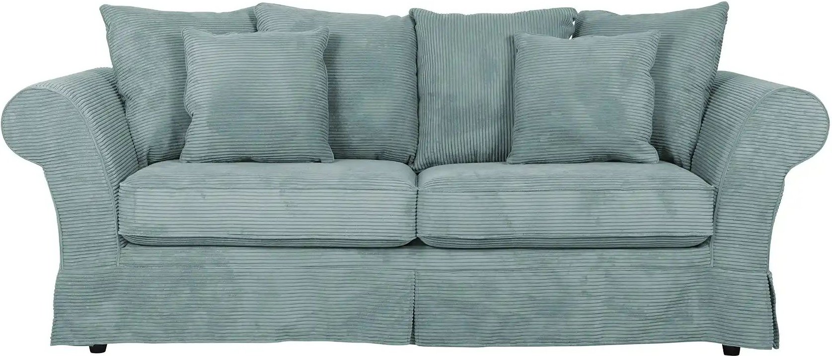 Einzelsofa Olivia ¦ blau ¦ Maße (cm): B: 240 H: 100 T: 98.0 Polstermöbel > Sofas > 3-Sitzer - Höffner