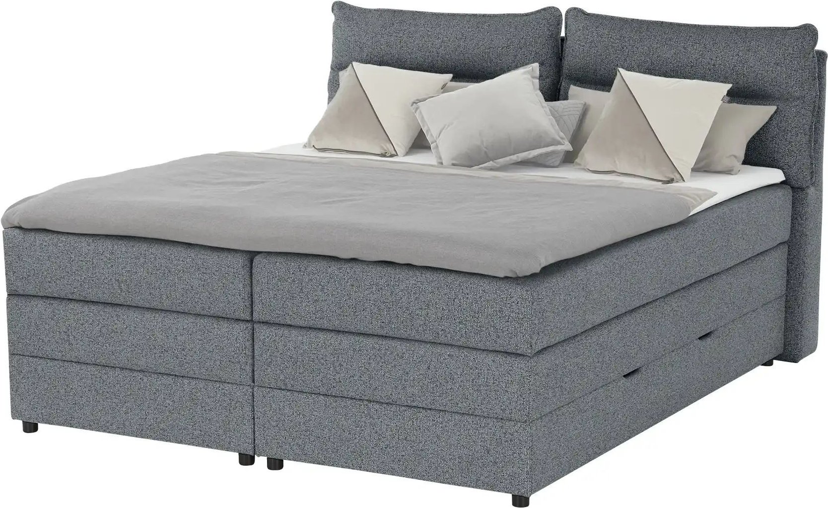 Boxspringbett mit Bettkasten Neto ¦ blau ¦ Maße (cm): B: 193 H: 109 Betten > Boxspringbetten - Höffner