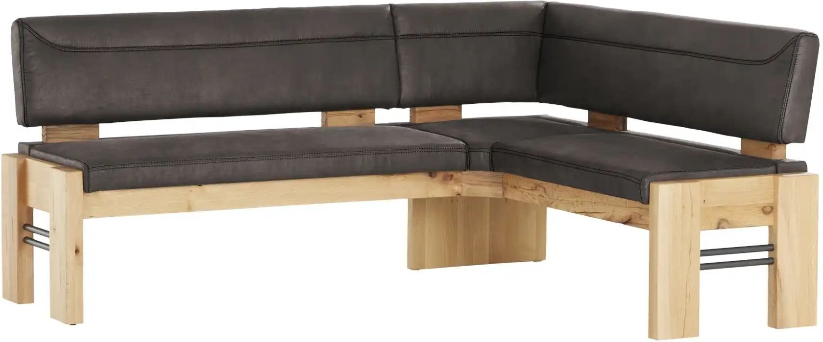 Eckbank massiv Floyd ¦ braun ¦ Maße (cm): B: 203 H: 90 T: 163.0 Bänke > Eckbänke - Höffner