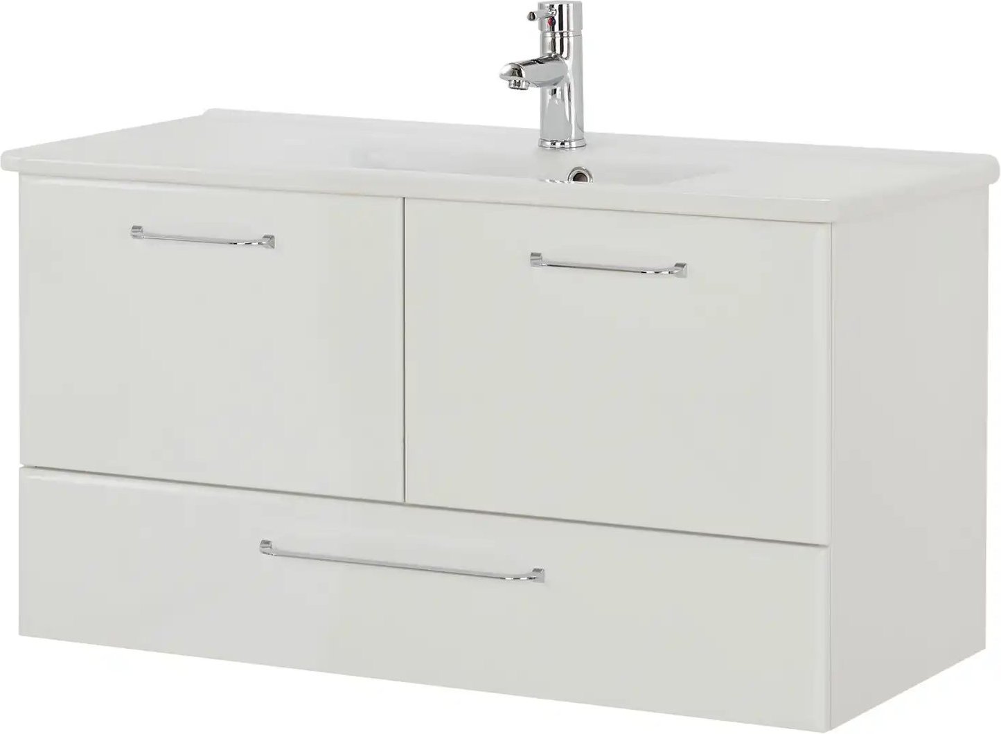 smart Waschtischunterschrank Onda ¦ weiß ¦ Maße (cm): B: 96 H: 51 T: 44.0 Schränke > Badschränke > Waschbecken-untersch...