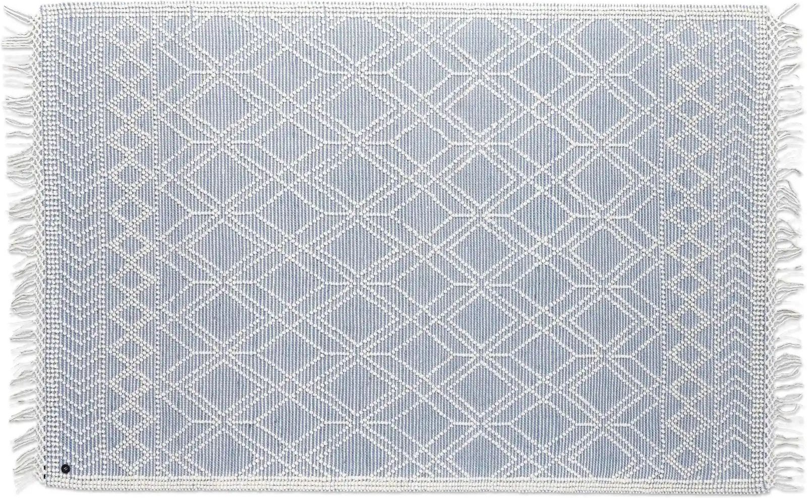 Tom Tailor Teppich  Macra ¦ blau ¦ Wolle ¦ Maße (cm): B: 190 H: 1 Teppiche > Läufer - Höffner