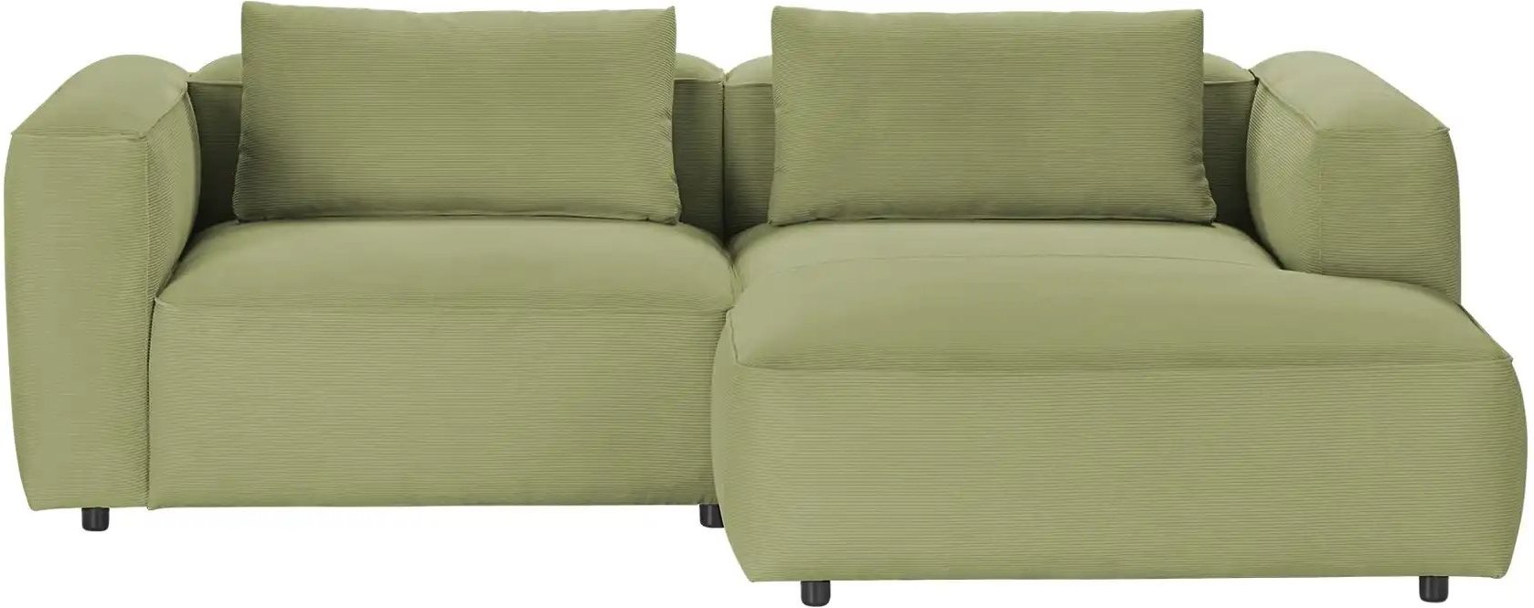 SOHO Ecksofa  Milda ¦ grün ¦ Maße (cm): B: 228 H: 73 T: 174.0 Polstermöbel > Sofas > Ecksofas - Höffner